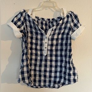💙Free w Purchase💙 Gingham blouse